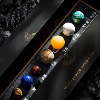 Nine Planets Natural Gemstones Gift Box - Buddha Walks Shop