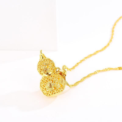 Wishful Gourd Fortune Necklace - Buddha Walks Shop