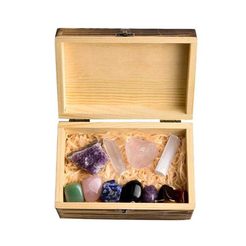 7 Chakra Stones Meditation &amp; Healing Box - Buddha Walks Shop