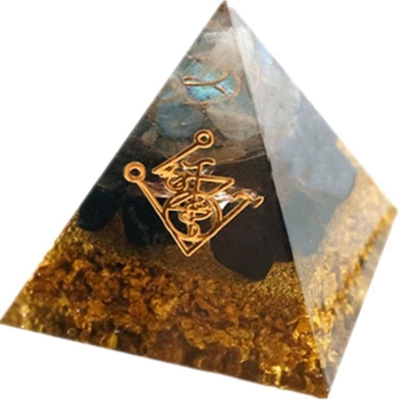 Energy Cleansing Orgonite Pyramid - Buddha Walks Shop
