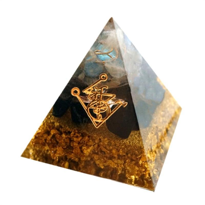 Energy Cleansing Orgonite Pyramid - Buddha Walks Shop