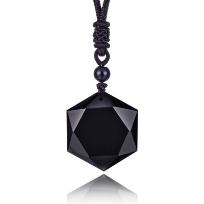 Premium Black Obsidian Talisman - Buddha Walks Shop