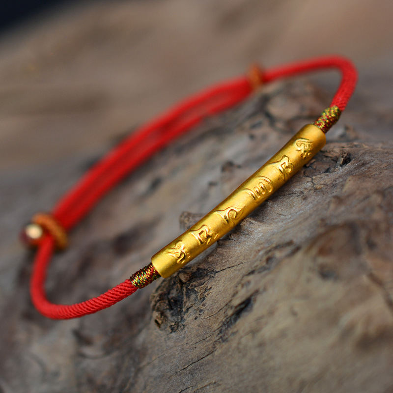 Tibetan Mantra Lucky Charm Bracelet - Buddha Walks Shop