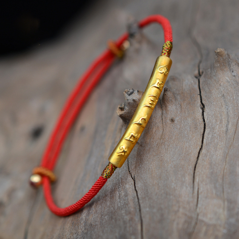 Tibetan Mantra Lucky Charm Bracelet - Buddha Walks Shop