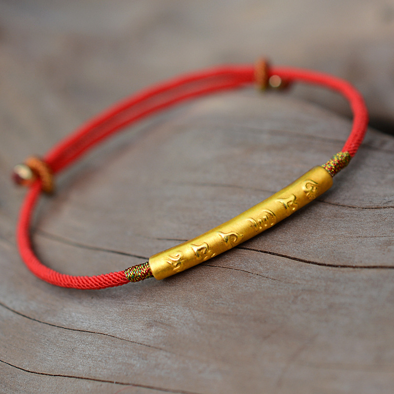 Tibetan Mantra Lucky Charm Bracelet - Buddha Walks Shop