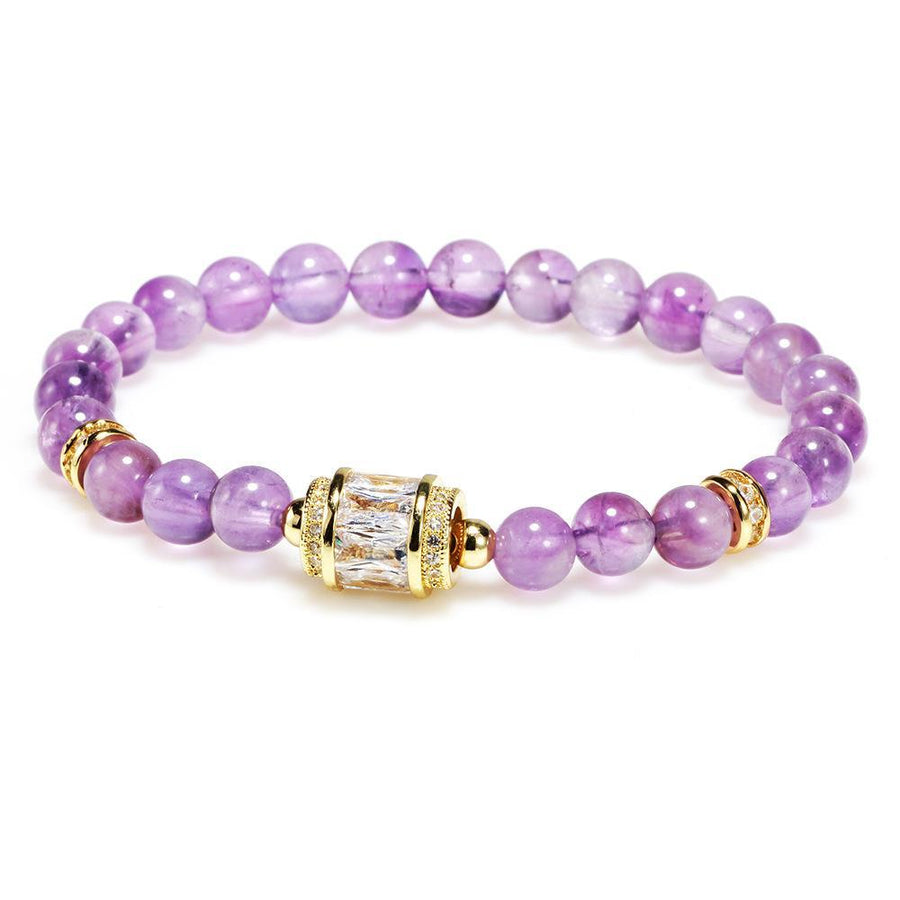 Natural Amethyst Healing Bracelet - Buddha Walks Shop