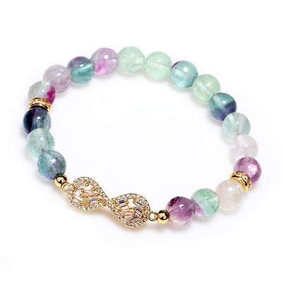 Natural Fluorite Healing Bracelet - Buddha Walks Shop