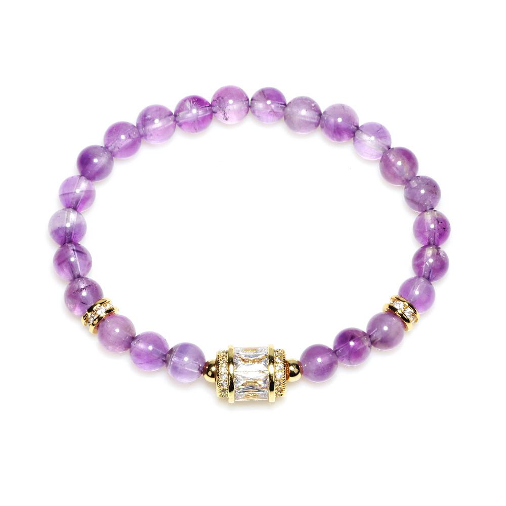 Natural Amethyst Healing Bracelet - Buddha Walks Shop