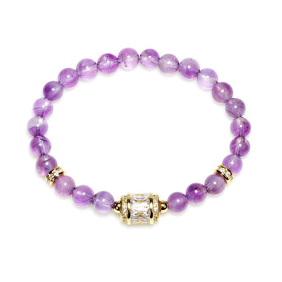 Natural Amethyst Healing Bracelet - Buddha Walks Shop