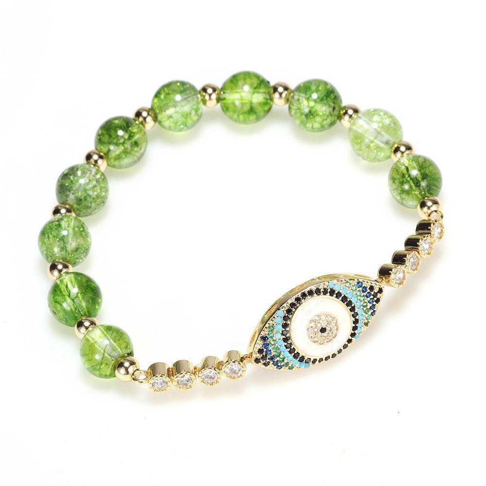Natural Peridot Abundance Bracelet - Buddha Walks Shop