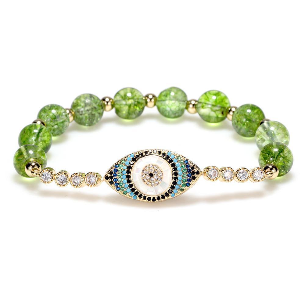 Natural Peridot Abundance Bracelet - Buddha Walks Shop