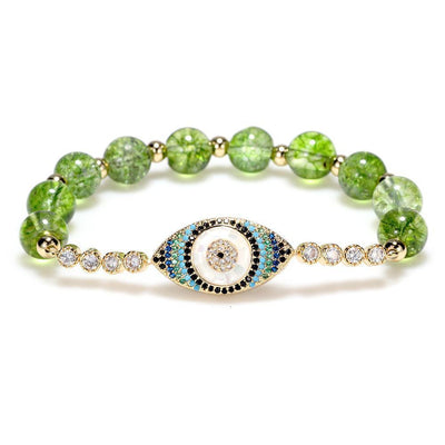 Natural Peridot Abundance Bracelet - Buddha Walks Shop