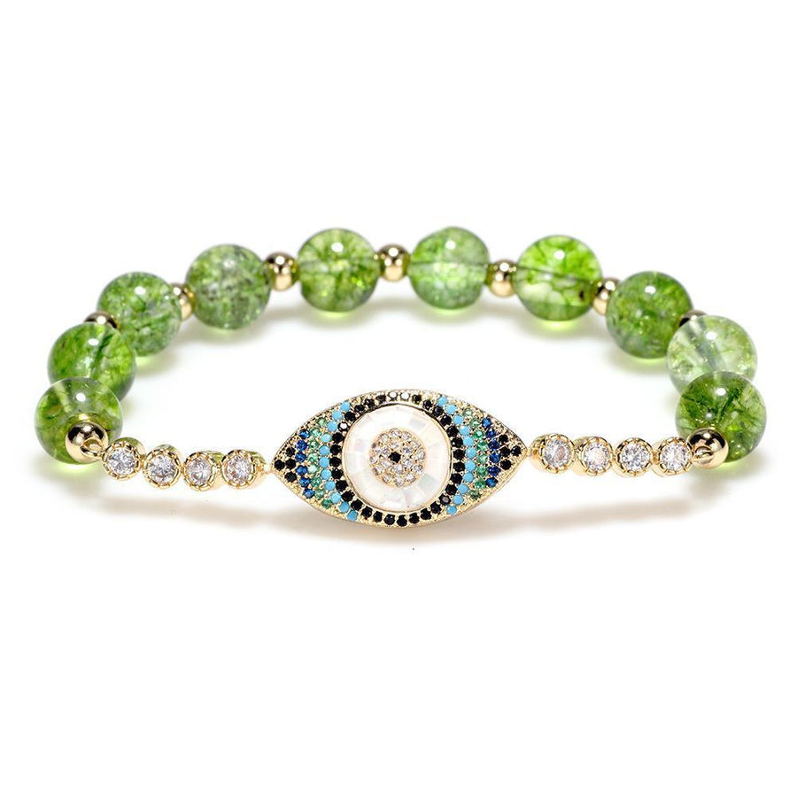 Natural Peridot Abundance Bracelet - Buddha Walks Shop