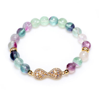 Natural Fluorite Healing Bracelet - Buddha Walks Shop