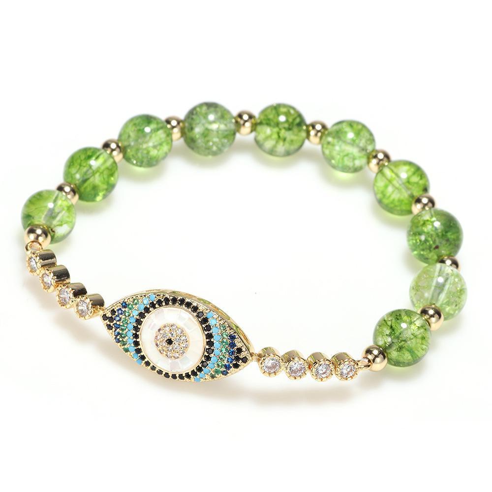 Natural Peridot Abundance Bracelet - Buddha Walks Shop