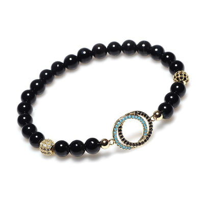 Black Obsidian Protection Bracelet - Buddha Walks Shop