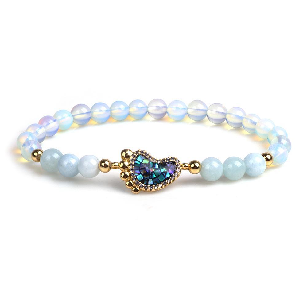 Good Luck &amp; Prosperity Opal Bracelet - Buddha Walks Shop