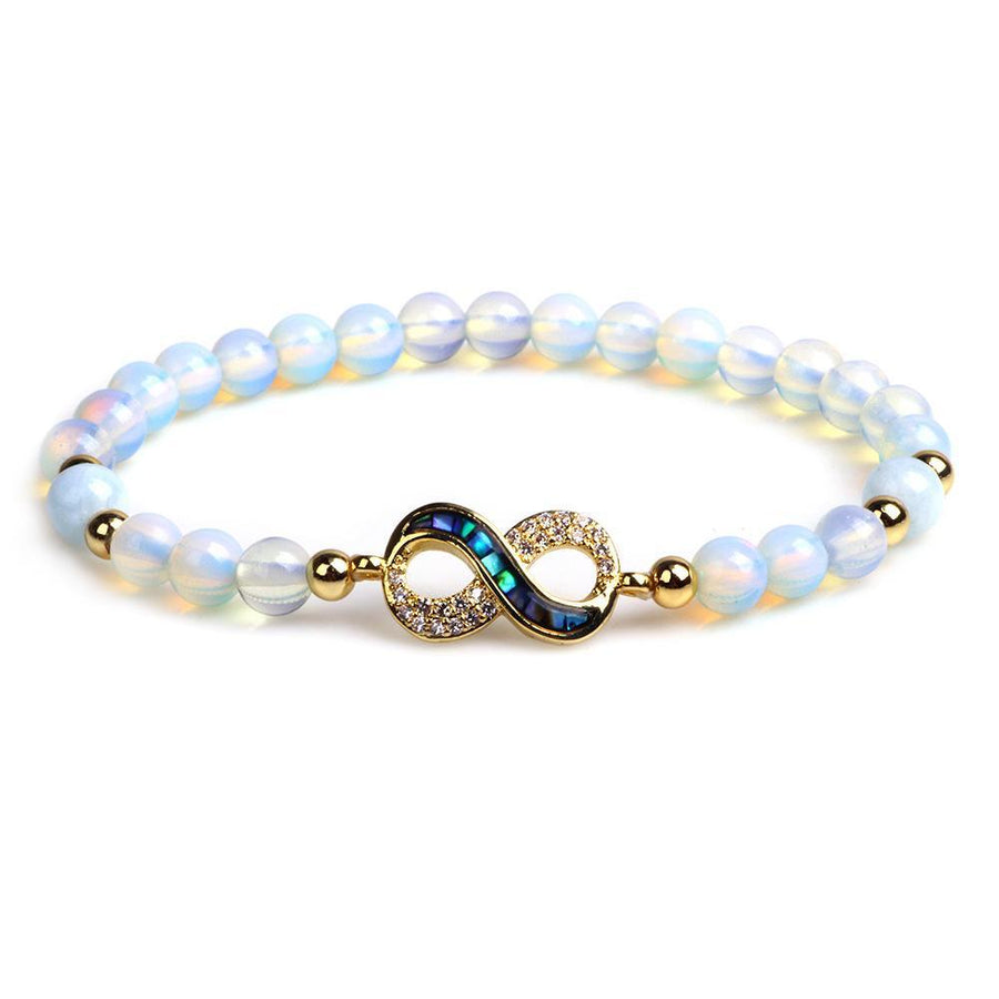 Infinity Symbol Opal Bracelet - Buddha Walks Shop