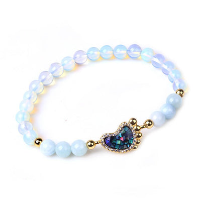 Good Luck &amp; Prosperity Opal Bracelet - Buddha Walks Shop