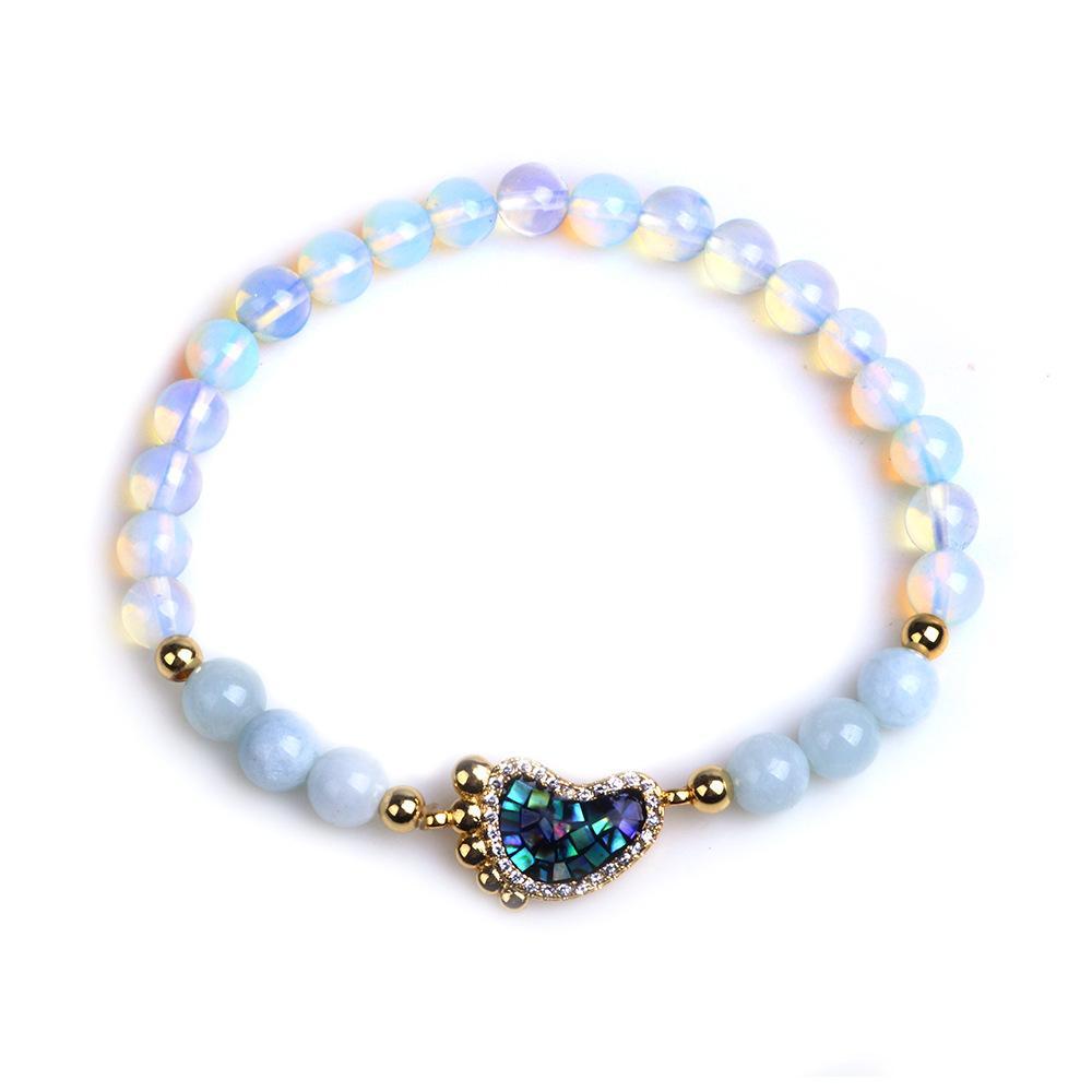 Good Luck &amp; Prosperity Opal Bracelet - Buddha Walks Shop