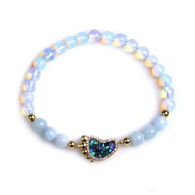 Good Luck &amp; Prosperity Opal Bracelet - Buddha Walks Shop