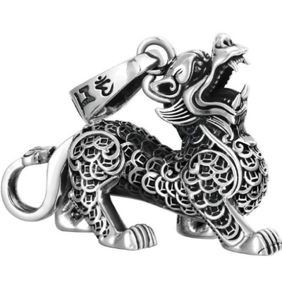 Feng Shui Pixiu Wealth Necklace - Buddha Walks Shop