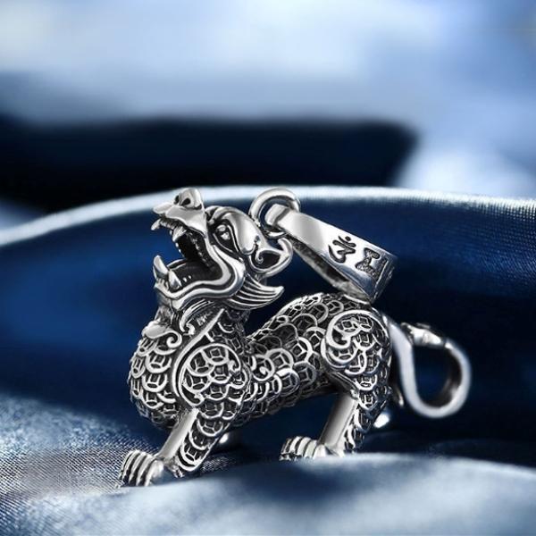 Feng Shui Pixiu Wealth Necklace - Buddha Walks Shop