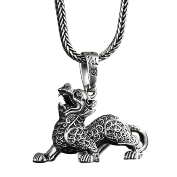 Feng Shui Pixiu Wealth Necklace - Buddha Walks Shop