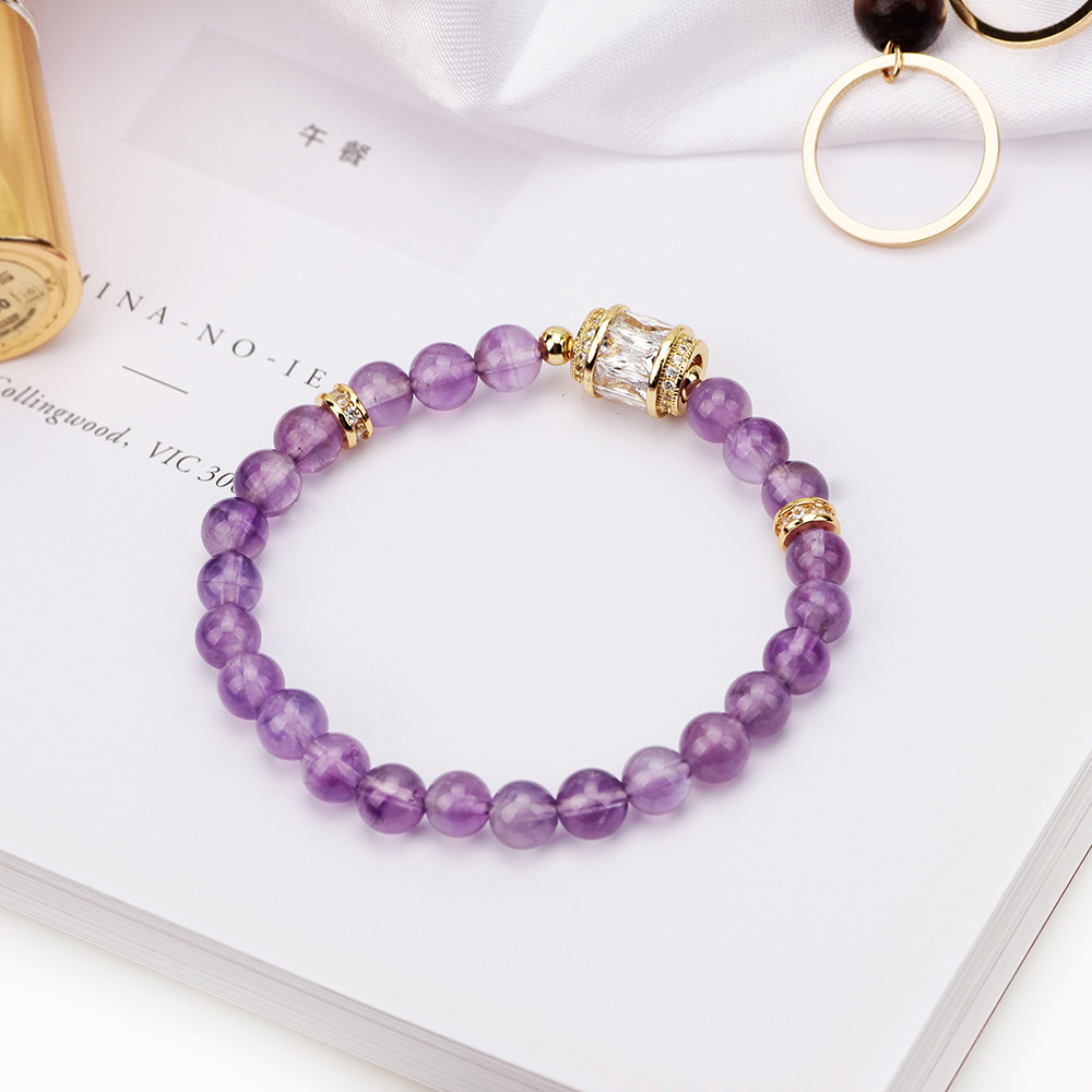 Natural Amethyst Healing Bracelet - Buddha Walks Shop