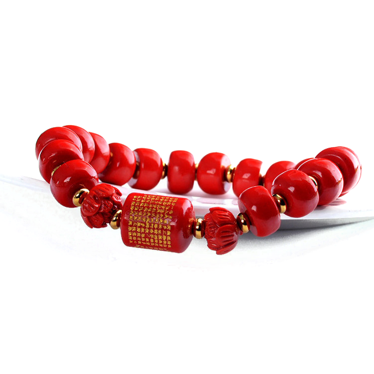 Cinnabar Wealth Bracelet - Buddha Walks Shop