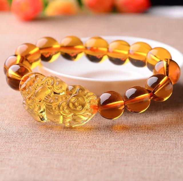 Pi Yao Citrine Wealth Bracelet - Buddha Walks Shop