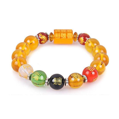 Citrine The God of Wealth Bracelet - Buddha Walks Shop