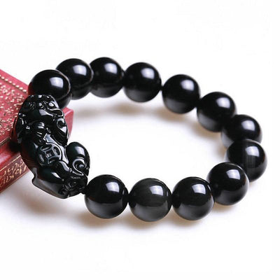 Pi Yao Obsidian Wealth Bracelet - Buddha Walks Shop