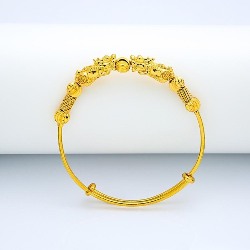 Double Pixiu Wealth Bangle - Buddha Walks Shop