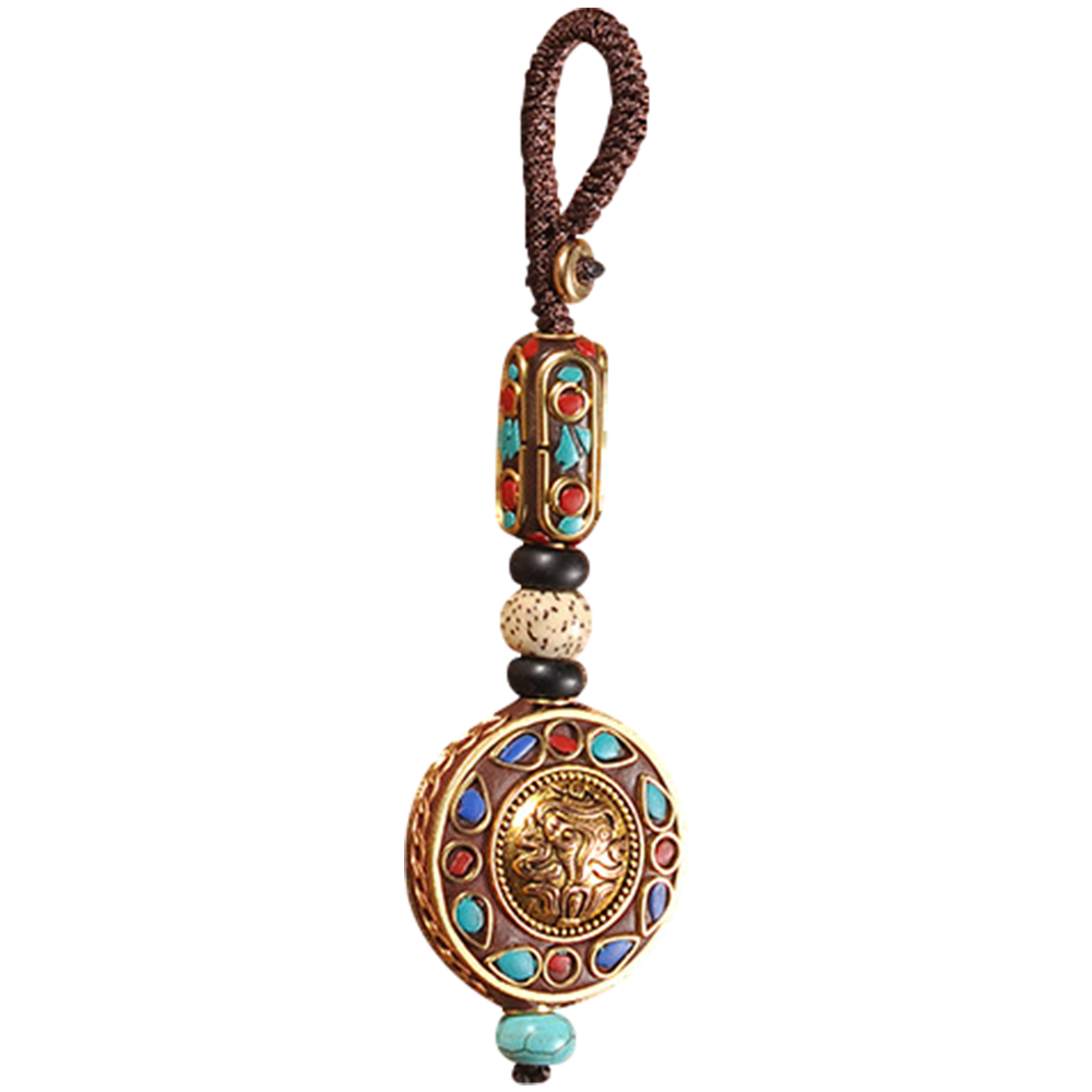 Auspicious Lucky Snail Keychain - Buddha Walks Shop