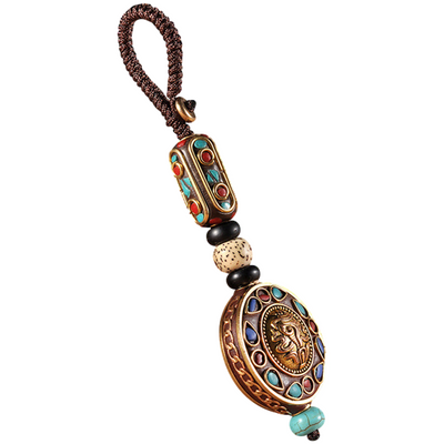Auspicious Lucky Snail Keychain - Buddha Walks Shop