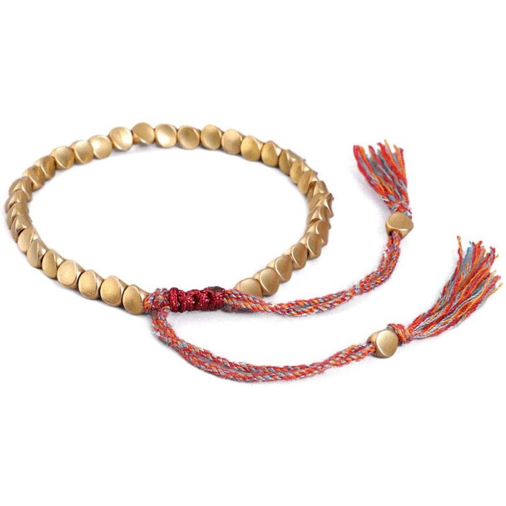 Tibetan Copper Beads Bracelet - Buddha Walks Shop
